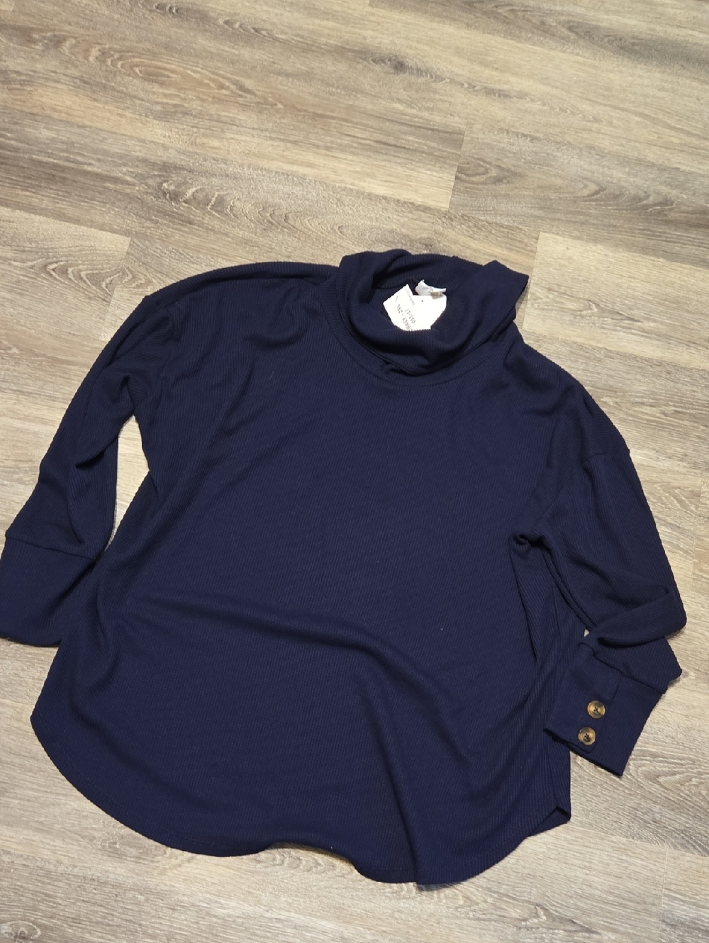NWT Lularoe Navy Aubrey Cowl Neck Top Sz 2XL